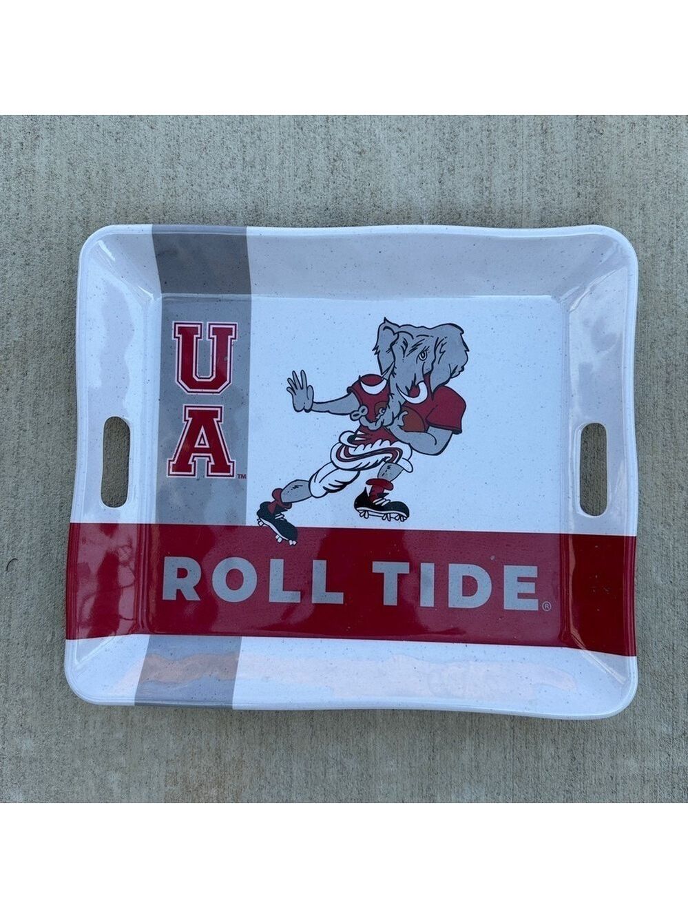 Magnolia Lane Alabama Crimson Tide Melamine Serving/Tailgating Tray with Big Al